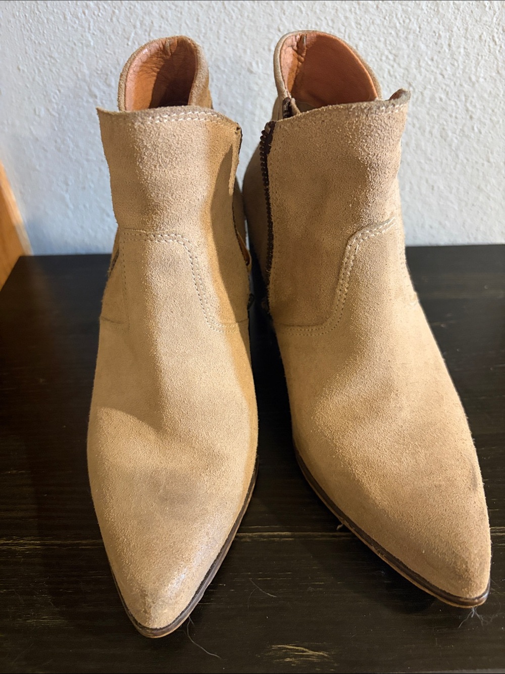 FreeBird leather/Suede Ankle Boots in Tan